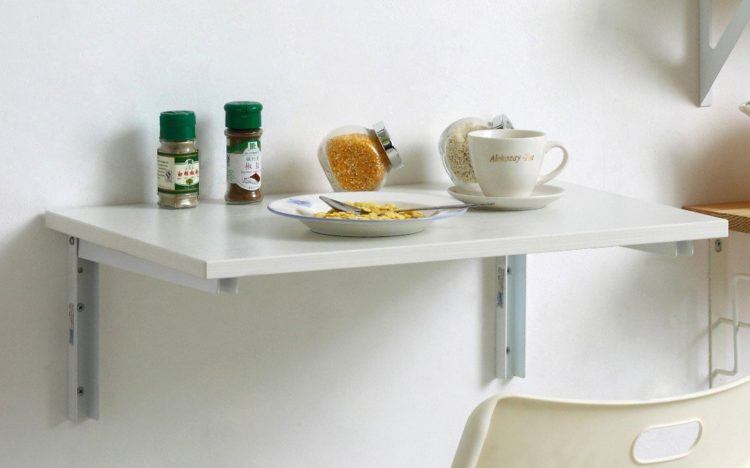 wall mounted dining table