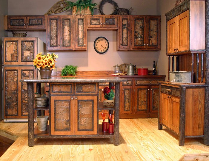 wonderful custom rustic kitchen cabinets