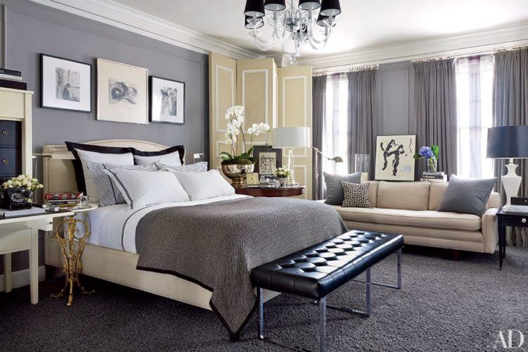 10 Beautiful Bedroom Designs With Gray Walls - Housely