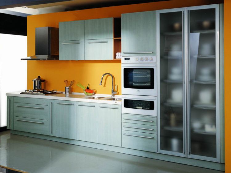 retro metal kitchen cabinets