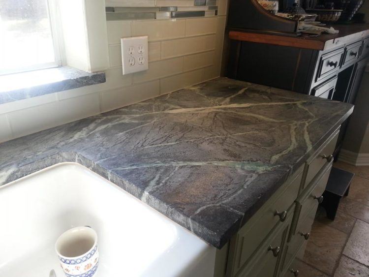 slate soapstone countertop no oil