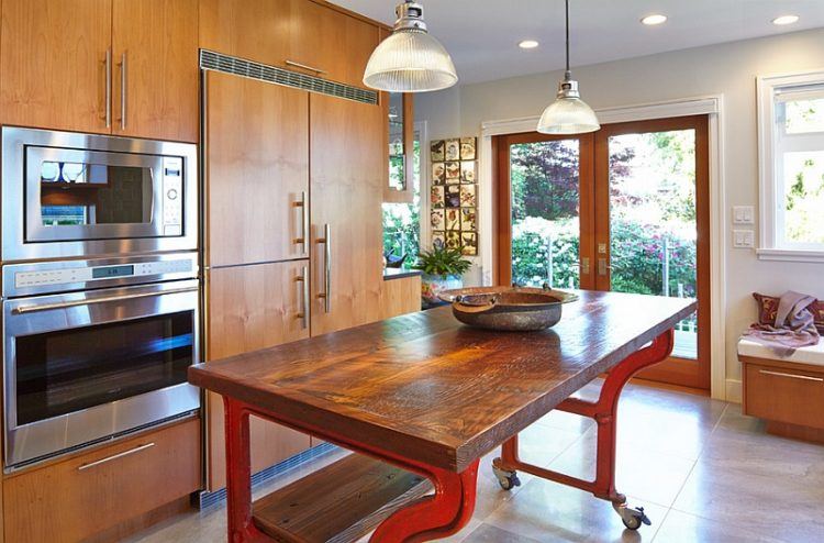 beautiful kitchen with wooden design