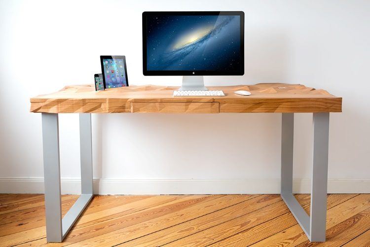 beautiful and simple home office desk design