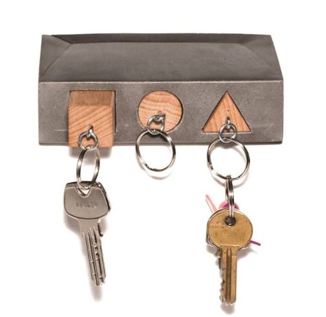 concrete key holder