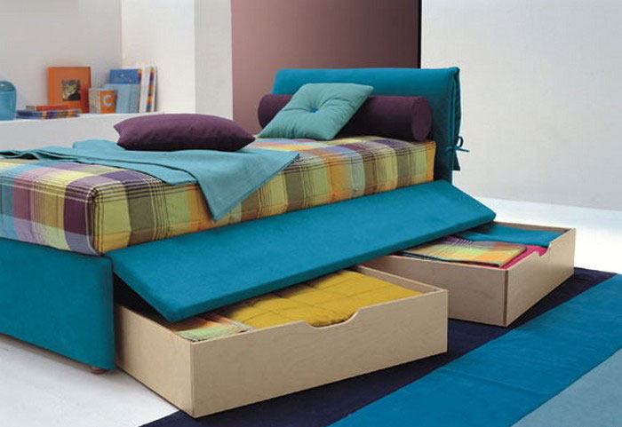 cool teen bed with storage underneath