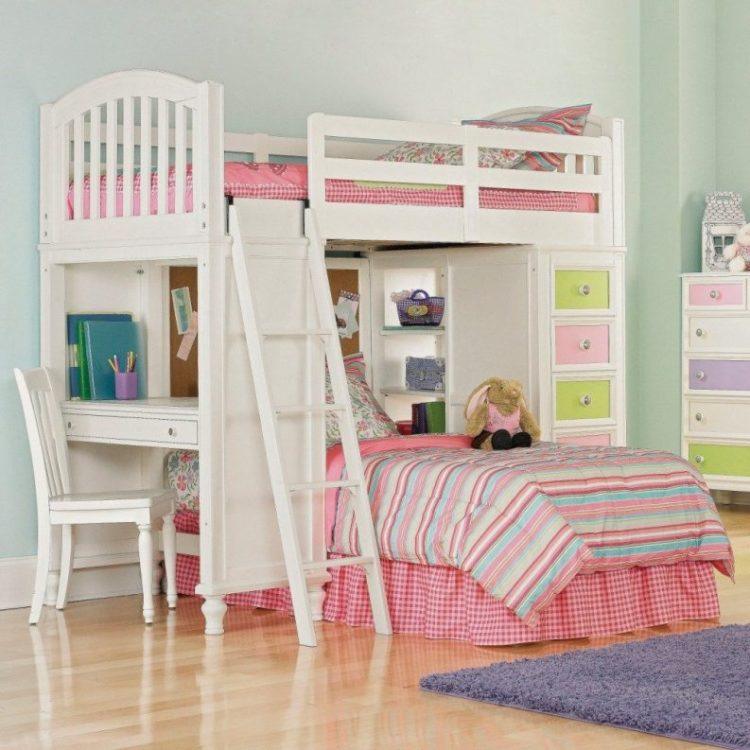 nice loft style bunk bed