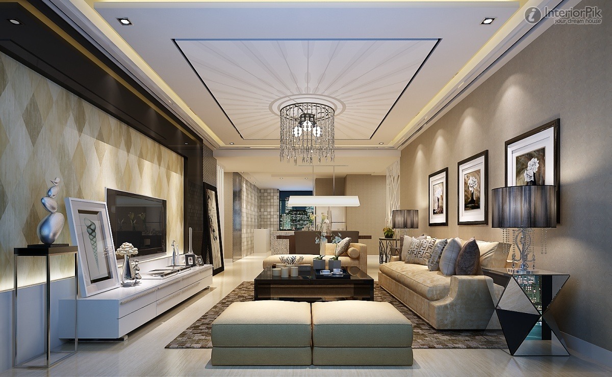 10 Living Rooms With Beautiful Ceiling Designs Housely