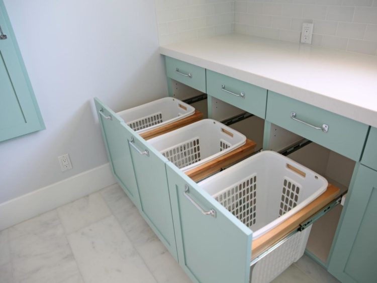 small laundry room storage ideas