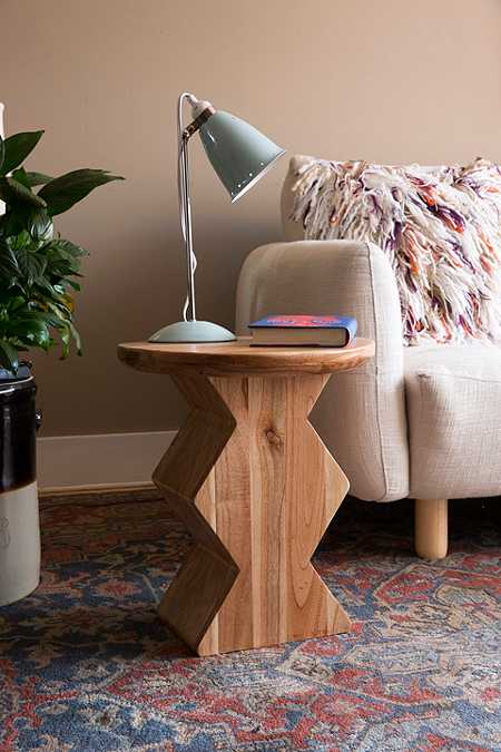 cool wooden end table