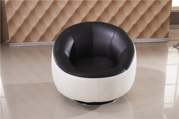 black and white round chair design