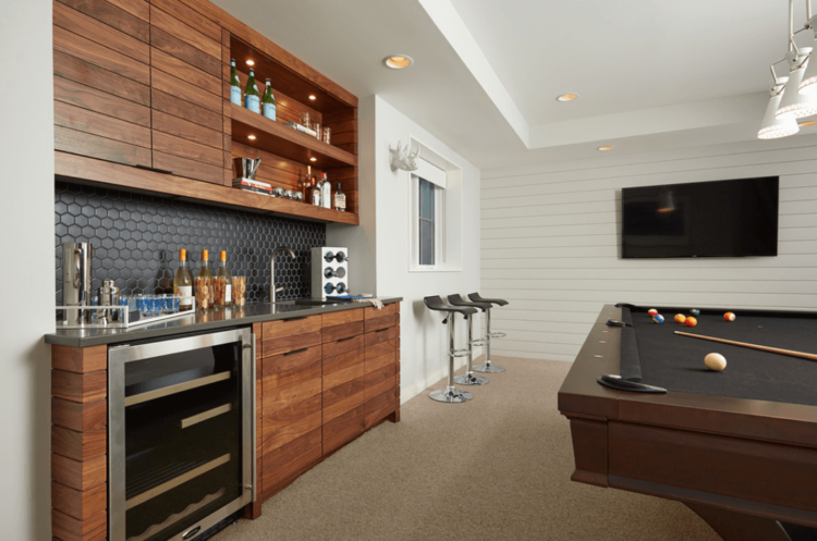 beautiful modern home bar