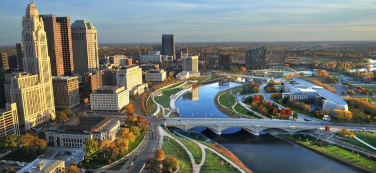 beautiful view of columbus ohio