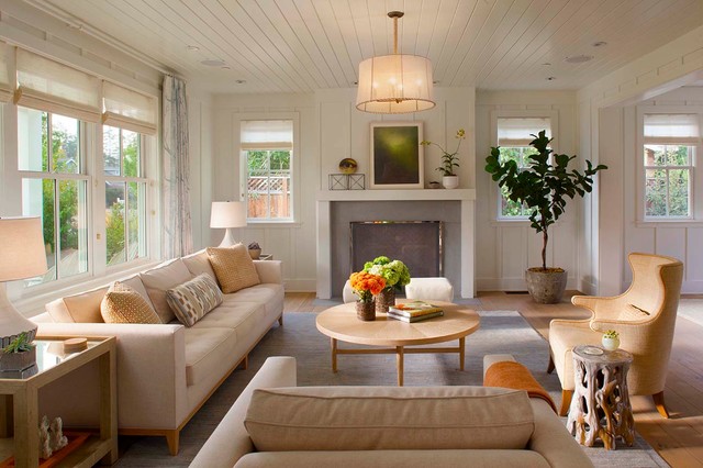 beautiful modern farmhouse living room