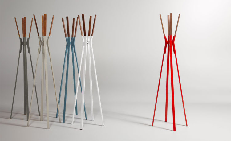 cool and colorful coat racks