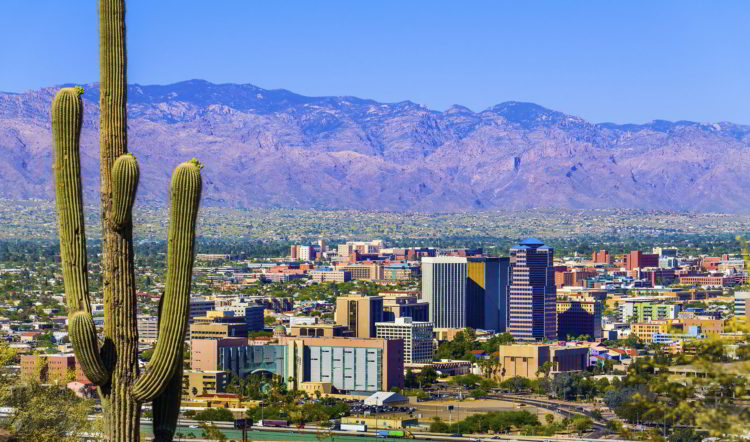 beautiful view of tucson arizona