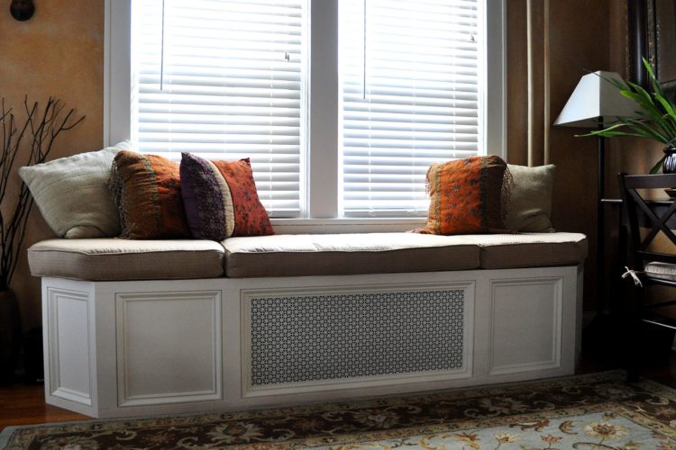 window seat bench with cushions 