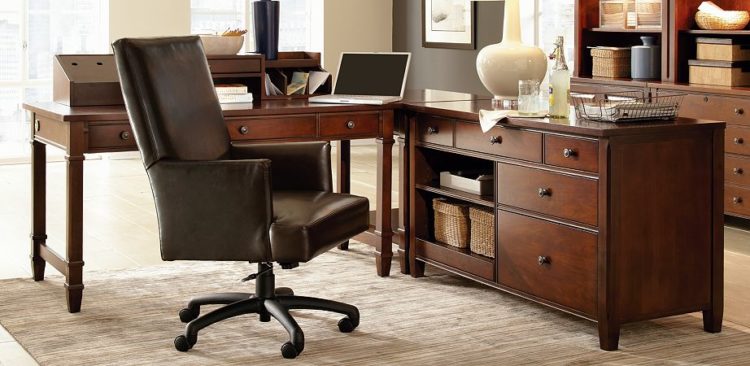 beautiful leather home office chair