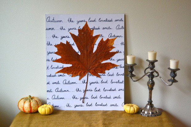 leaf room decor