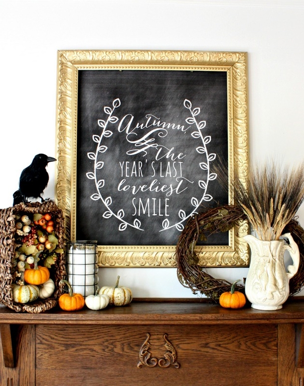 decor to make your home feel like fall