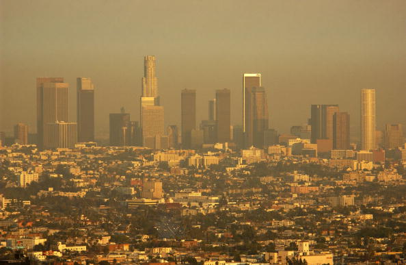 beautiful view of Los Angeles California