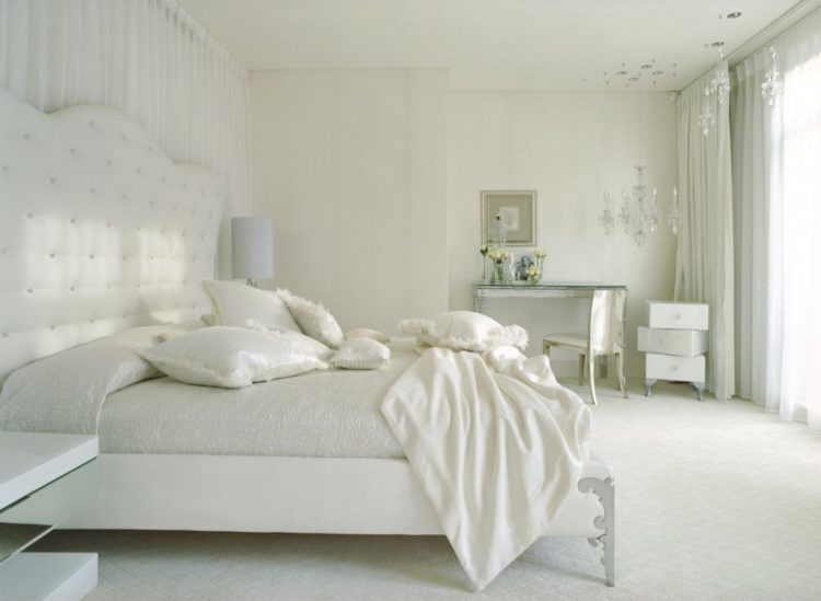 white bedroom design