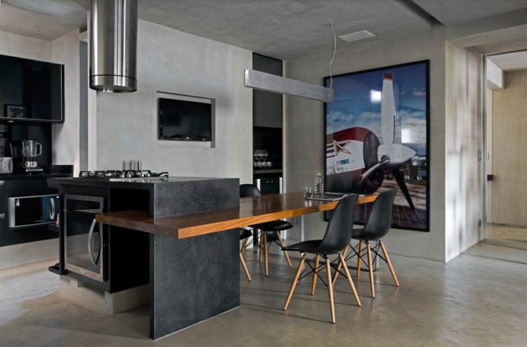 kitchen island with seating