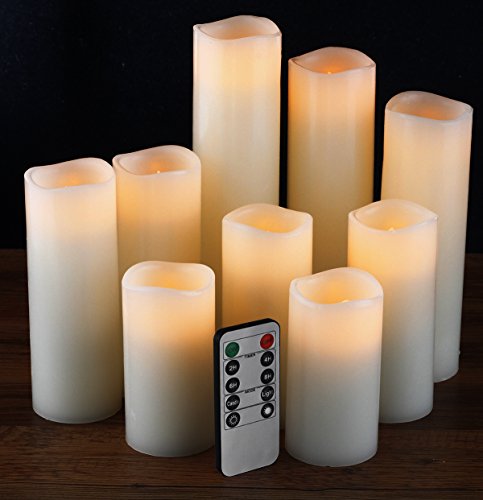 set of flameless candles
