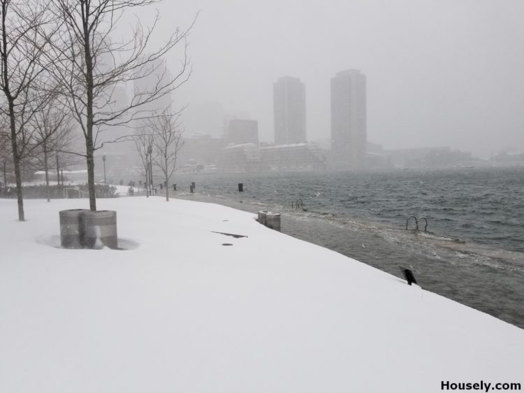 Boston Harbor flooding