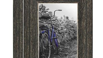 distressed wood picture frame