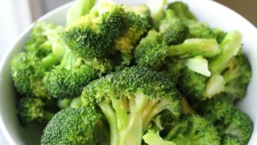 green broccoli on white ceramic plate