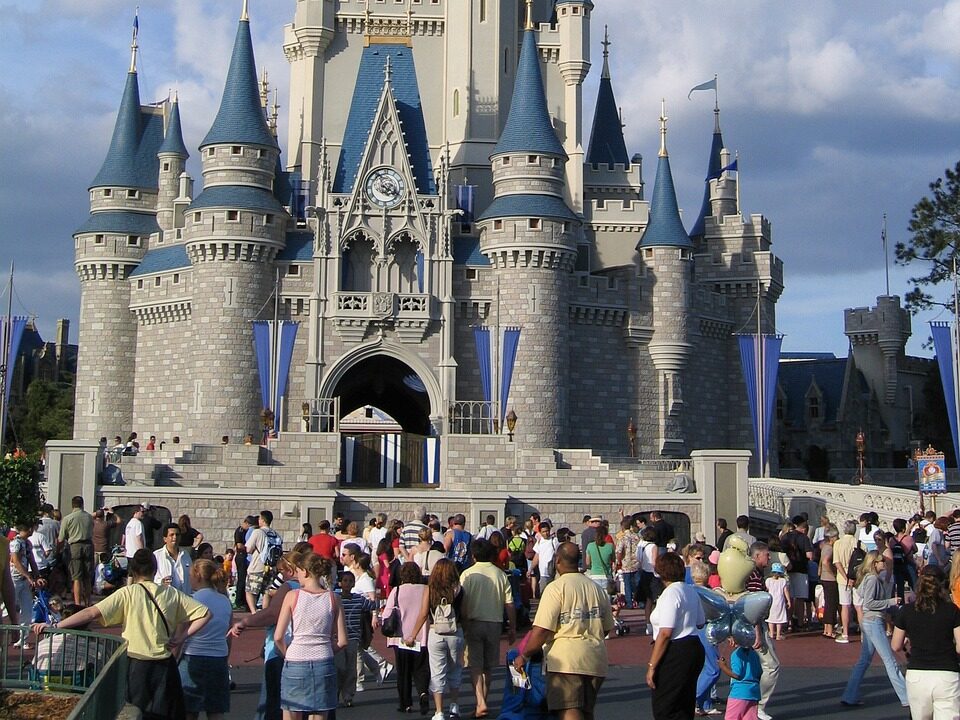 disney world, magic kingdom, building