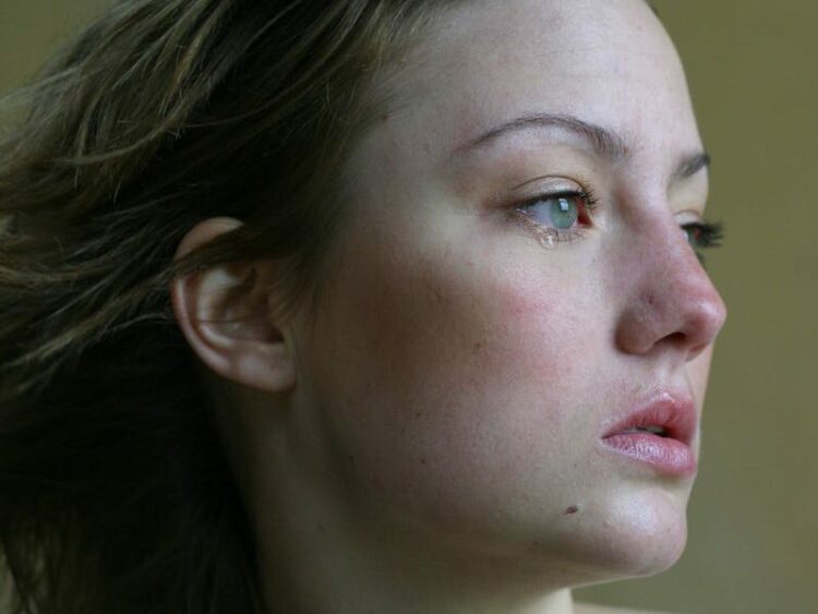 Woman Looking To Her Left