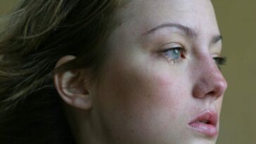 Woman Looking To Her Left