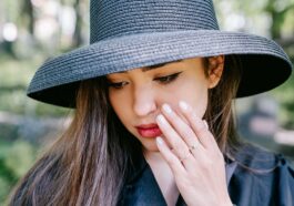 Close-up of a Woman Crying