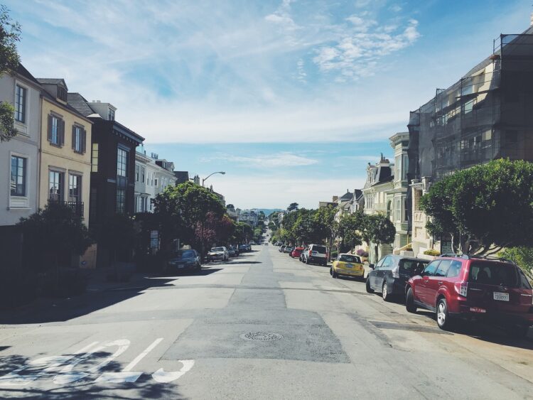 street, houses, neighborhood