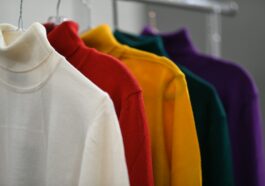 white and orange polo shirt