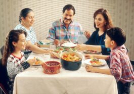 group of person eating indoors