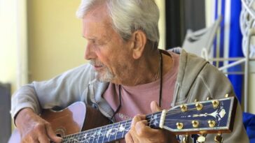 older adult, guitar man, people