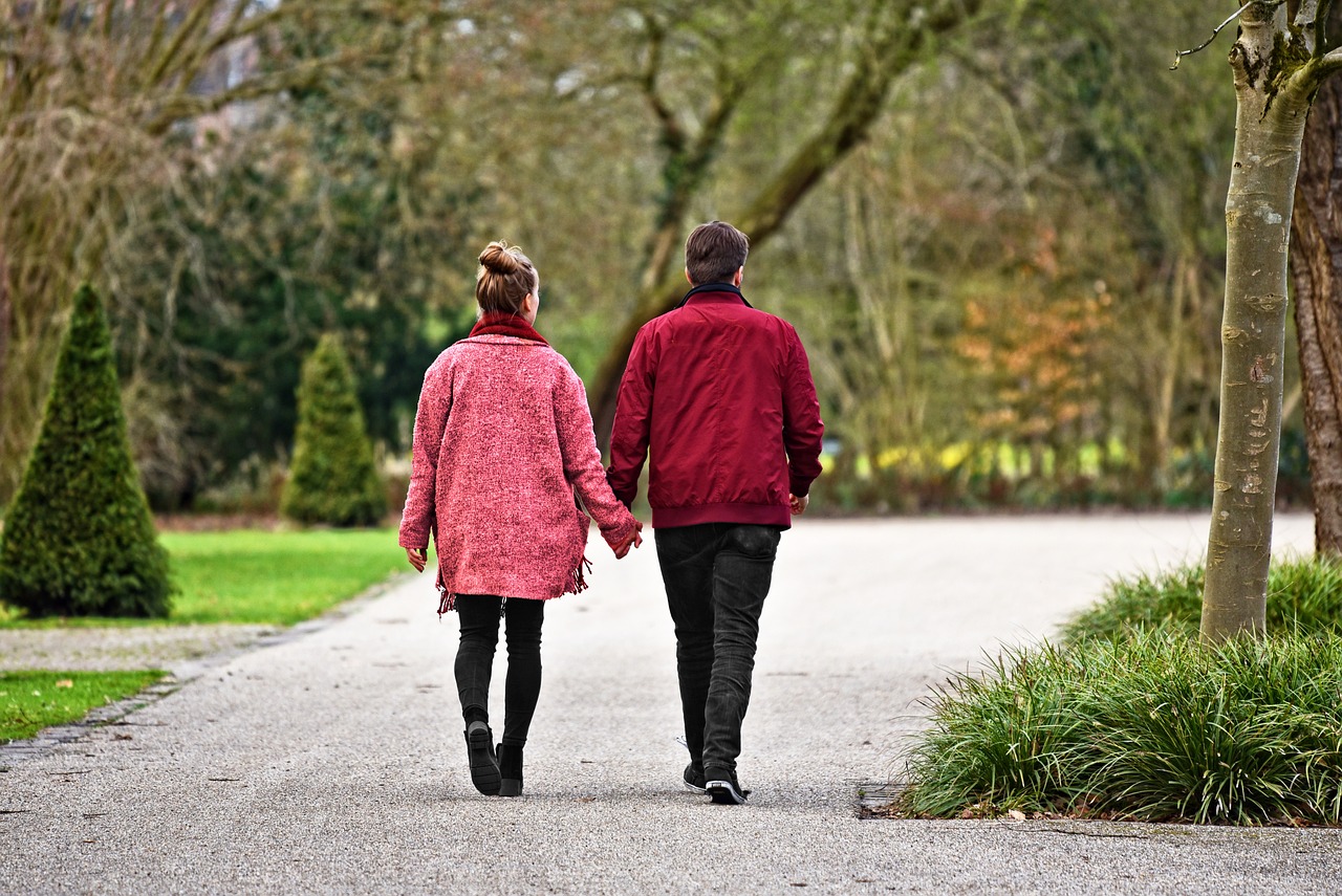 girl, boy, woman, man, couple, together, two, two people, nature, people, walking, recreation, strolling, park, garden, walking, walking, walking, walking, walking