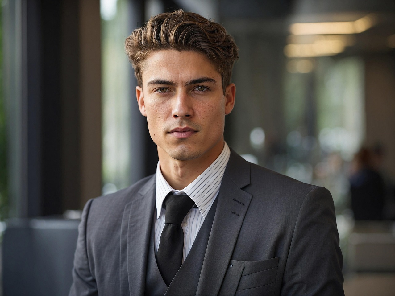 ai generated, man, business man, business, professional, suit, corporate, male, person, portrait
