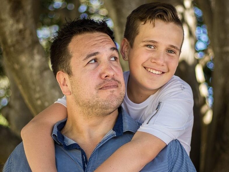 father, son, family, parent, man, boy, child, people, together, bonding, happy, dad, outdoors, lifestyle, park