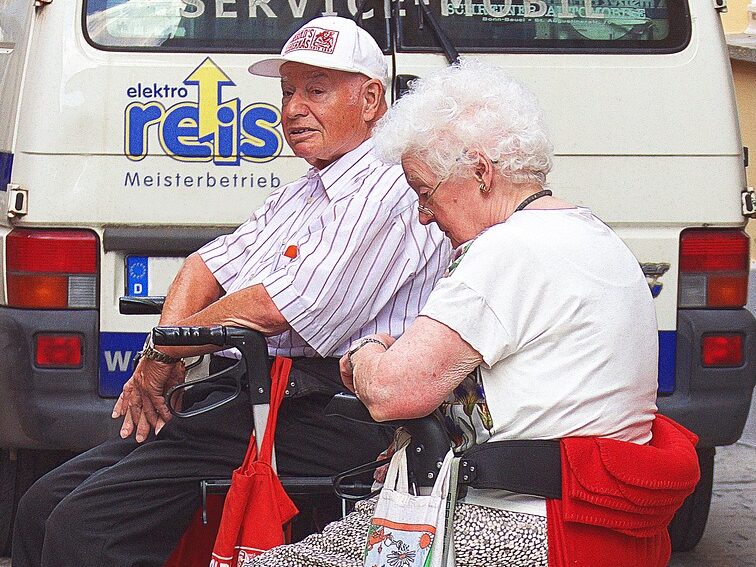 rollator, old, older couple, outdoors, relaxation, side walk, downtown, urban, few, road, granny, grandpa, seniors, walking car, to sit, pedestrian zone, rollator, rollator, rollator, rollator, rollator, older couple, older couple, older couple