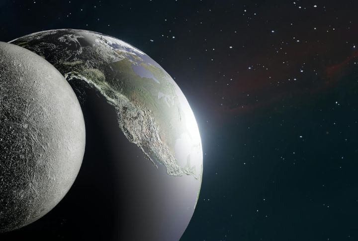 A Floating Earth In A Cosmic Ocean