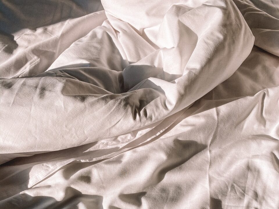 gray textile on white textile