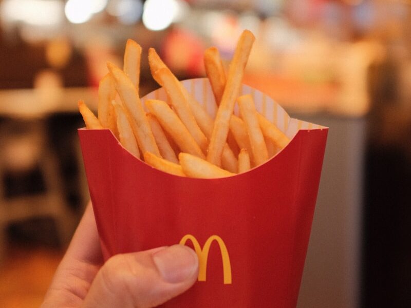 mcdonalds fries in red mcdonalds fries cup