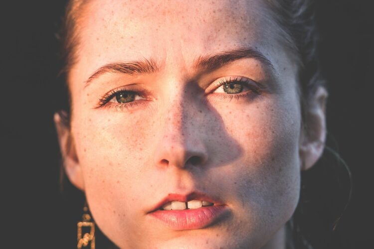 woman, face, freckles, fashion, girl, glamour, lips, look, model, portrait, skin, young woman, face, lips, skin, skin, skin, skin, skin
