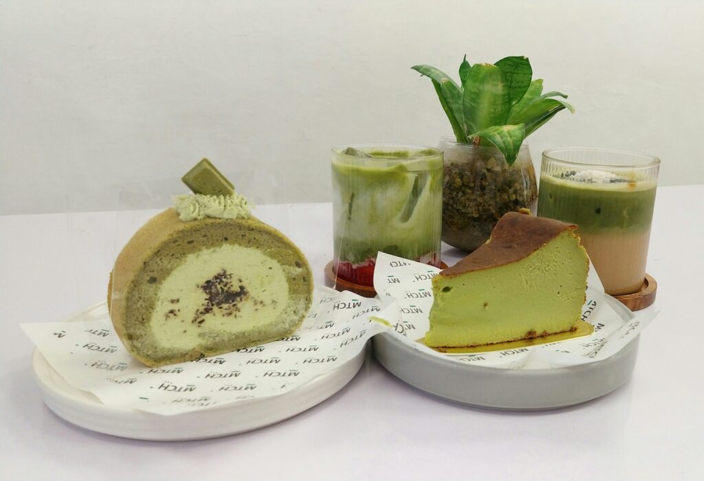A white plate topped with different types of food