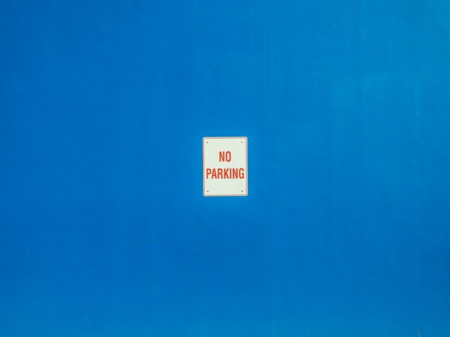 no parking signage