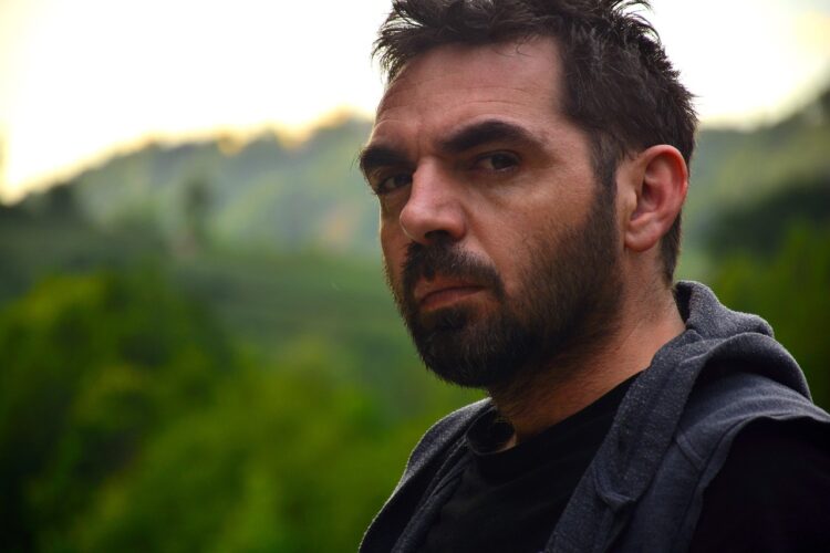 man, beard, portrait, face, serious, pose