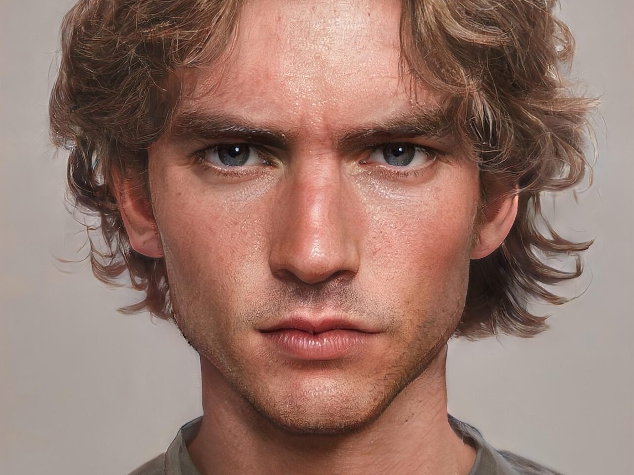 man, person, male, face, blonde, worried, serious, portrait
